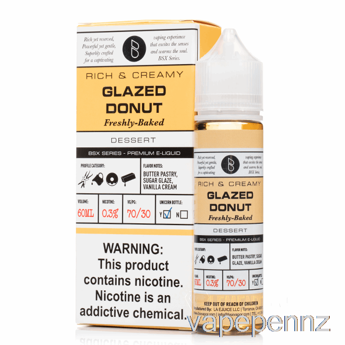 Glazed Donut - BSX Series - 60mL 6mg VAPE NZ
